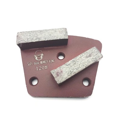9 PCS 120s Trapezoid Metal Bond Diamond Grinding Disc Shoe Scraper Tool Concrete