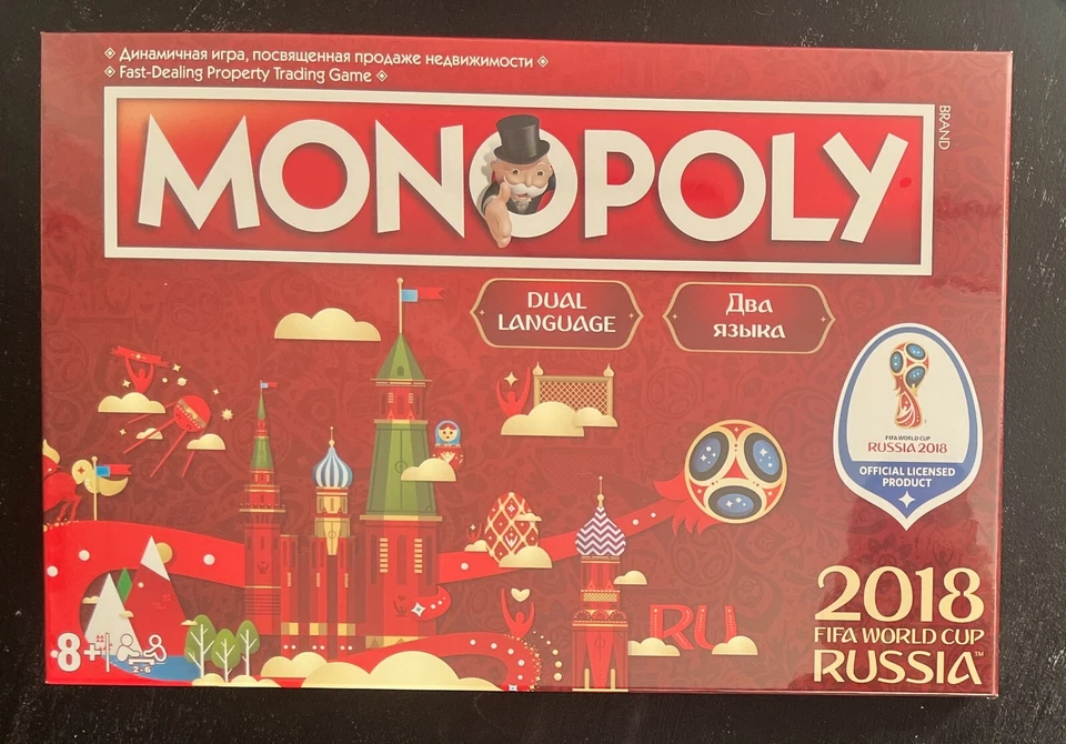 Monopoly Special Edition FIFA World Cup Russia Soccer Football Board Game - Image 2 of 4