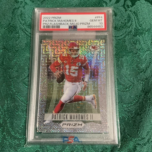 Patrick Mahomes Psa 10 Flashback Mojo Prizm 2022