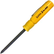 Lutz 2-in-1 Pocket Size Screwdriver (Orange / Yellow)