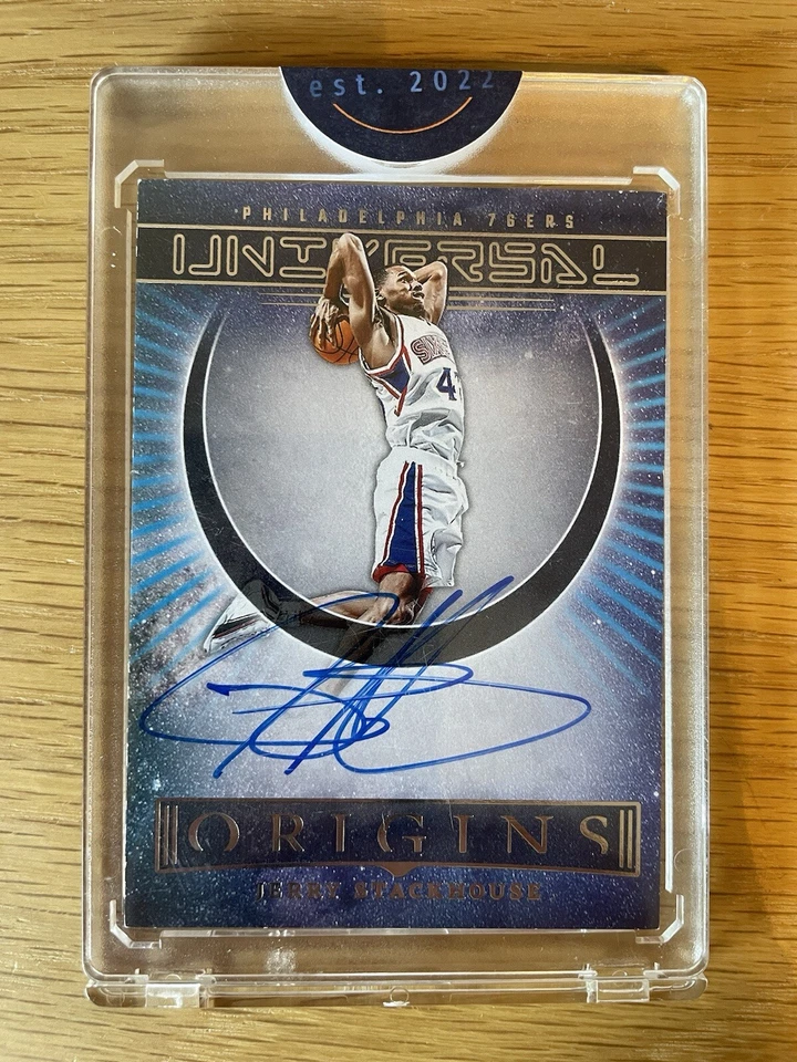 Autógrafo universal 2022-23 Panini Origins Jerry Stackhouse - UA-JST - Imagem 2 de 3
