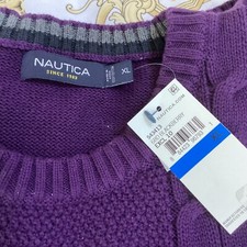 NEW With Tags - NAUTICA Men  s blackberry Sweater - Size XL - Reg 69.50