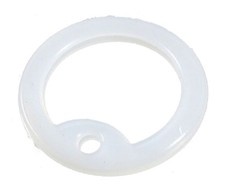 Bag of 100 CLEAR Silicone Military Army Dog Tag Rubber Silencers