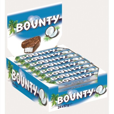 Bounty 24x 57g Kokos-Schokoriegel