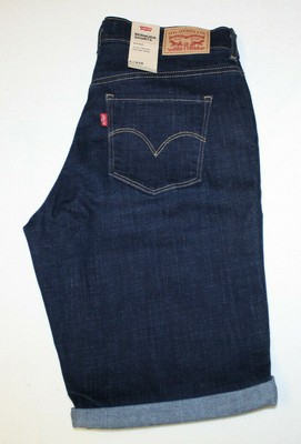 Bermuda Shorts, Dark Indigo, 28 