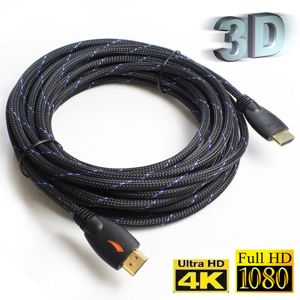 Extra Long 50FT 66FT Super High Speed HDMI Cable 1.4 Ethernet 3D 1080P HDTV  xBox