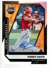 2021 Elite Extra Edition Signatures Prime Numbers B #1 Henry Davis 49/74