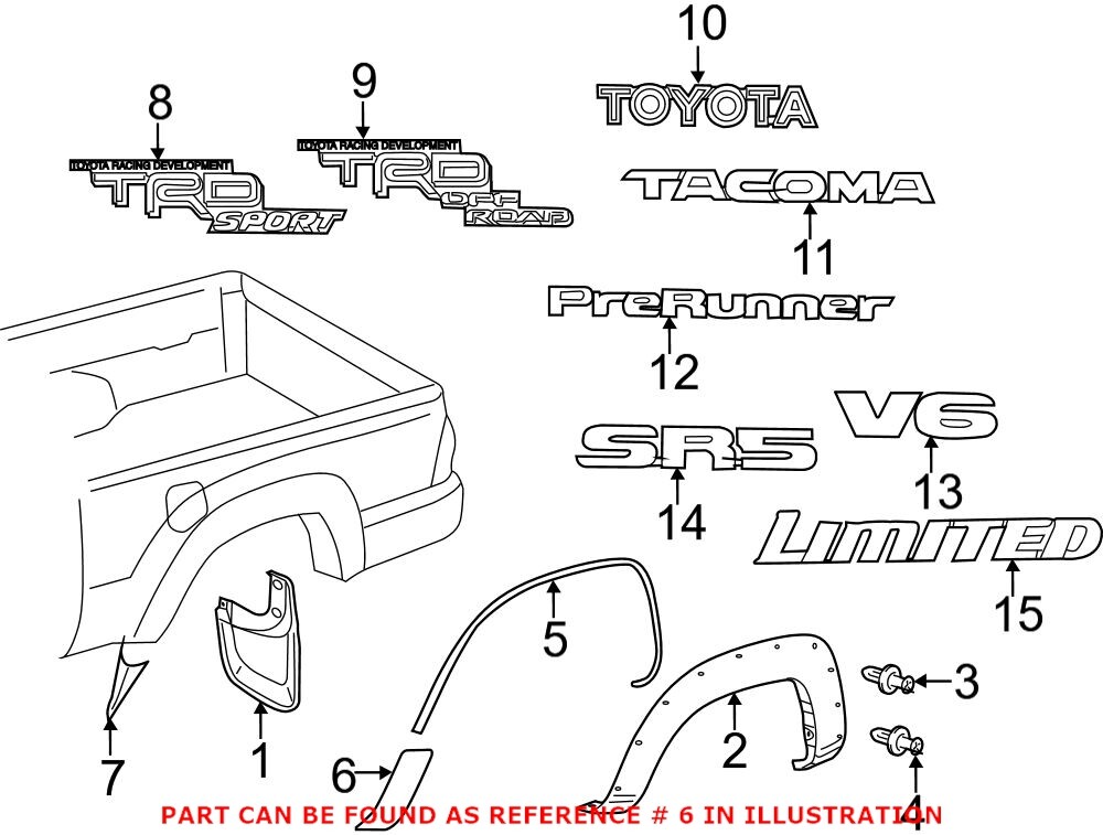 Genuine OEM Side Body Trim Protector for Toyota 5874104110 eBay