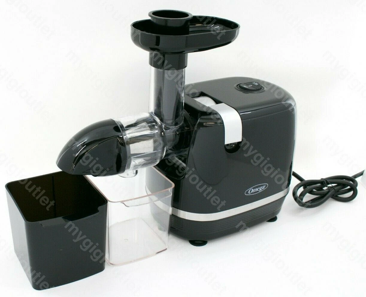 OMEGA Cold Press 365 Juicer Slow Masticating Extractor Black (H3000D) OB *