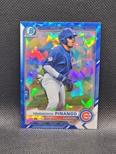 2021 Bowman Chrome Draft YOHENDRICK PINANGO sapphire refractor - RC - Blue Jays