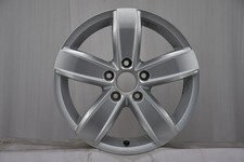 1x Alufelge 16 Zoll 6.0" 5x112 48ET Glanz Silber 5G0071496A VW Rim Wheel