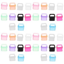 50 Pcs Charging Port Protector Cap Plastic Dust-proof Plug Cover