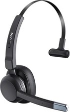 LEVN Trucker Headset, Bluetooth Headset with Noise Cancelling Black