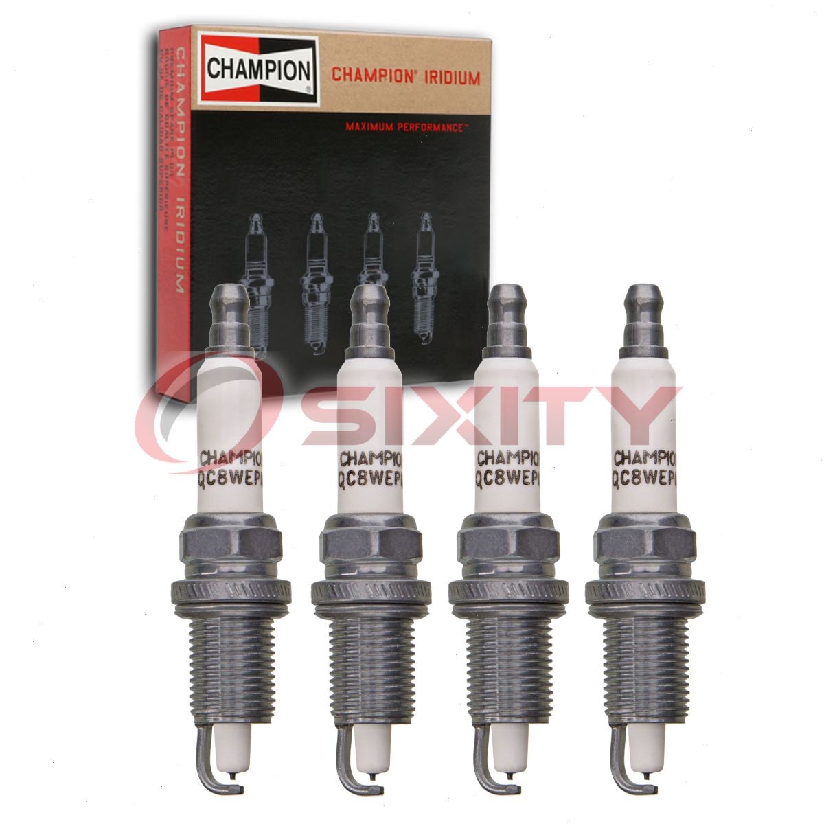 4 pc Champion 9810 Iridium Spark Plugs for Ignition Secondary  zw