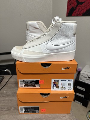Size women’s men’s Nike Blazer Mid Victory Summit White Light  Cream
