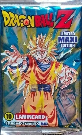 UNA BUSTINA LAMINCARD Dragonball Z Limited Maxi Edition DIRAMIX
