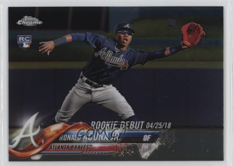 2018 Topps Chrome Update Target Exclusive Debut Ronald Acuna Jr Rookie RC 1bi0