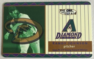 RANDY JOHNSON BANK ONE FUN NUMBER CARD #3 Of 4 ARIZONA DIAMONDBACKS