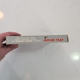 Mouse Trap (Colecovision, 1982) Box, Manual, Overlays, Reg Card, & Cartridge 