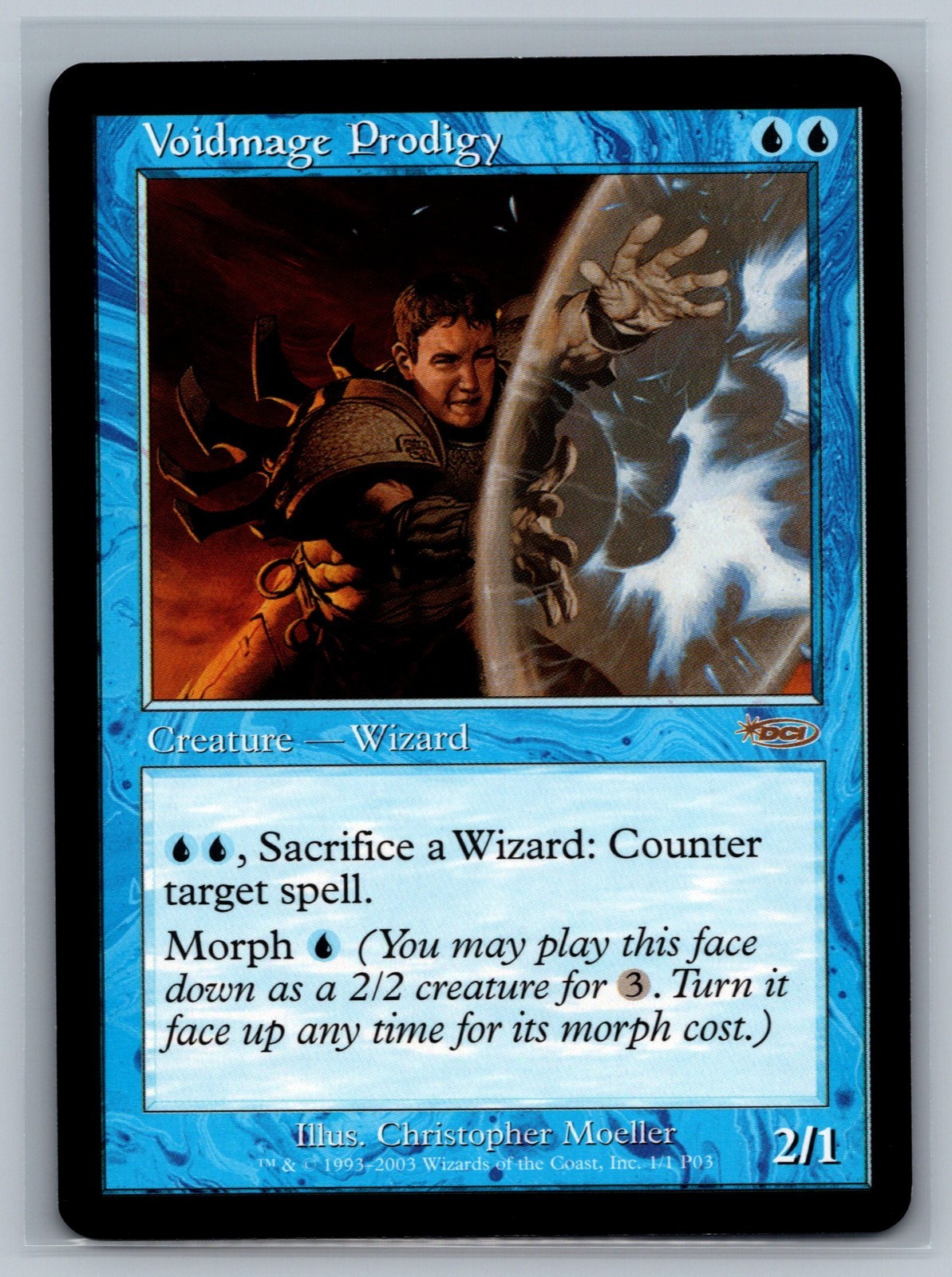 Magic MTG 2003 Magic Player Rewards Voidmage Prodigy #1/1 DCI Promo TCG CCG