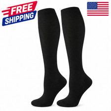 Plus Size Compression Socks 20-30 mmHg for Men Women Medical Stockings S-4XL NEW