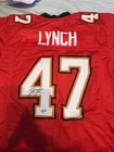 John Lynch Signed Tampa Bay Buccaneers #47 Football Jersey BAS Witnessed