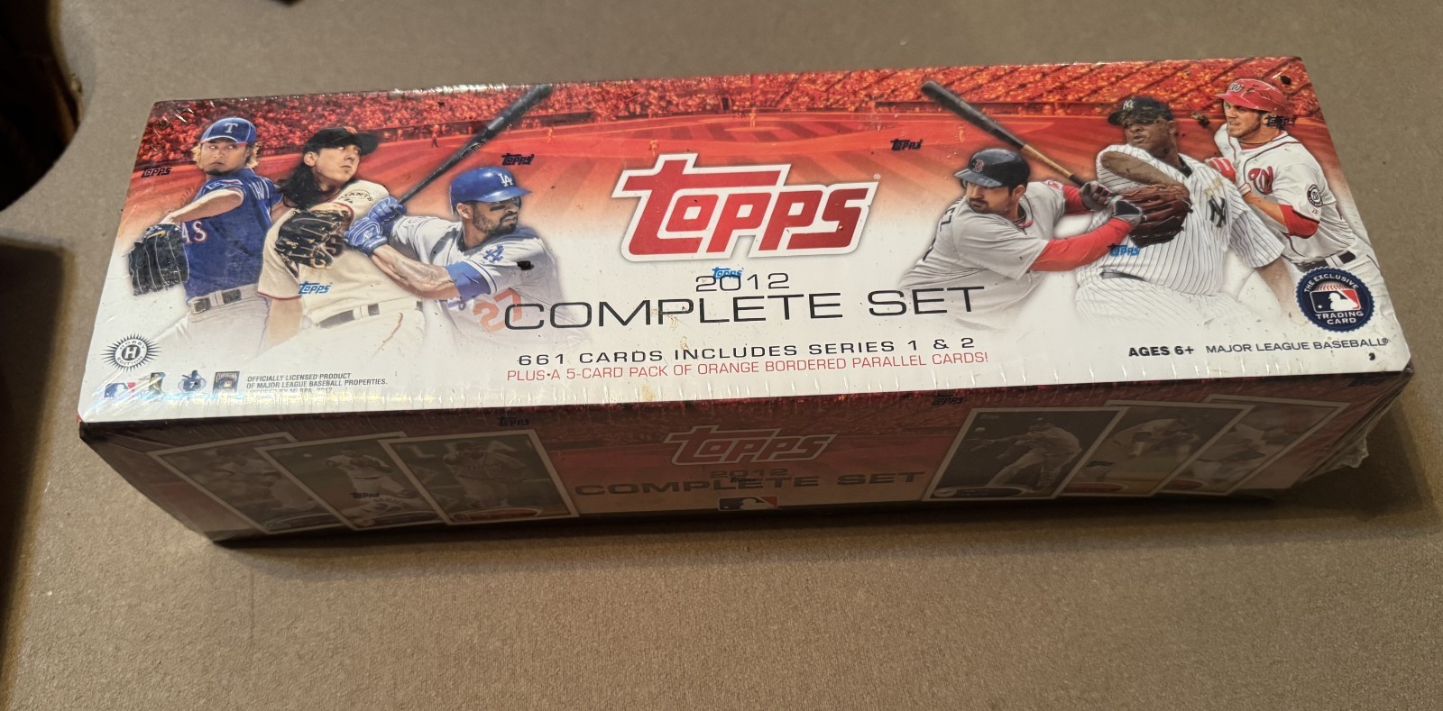 2012 Topps Baseball Complete Set Factory Sealed Orange Parallel Cards Harper RC