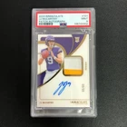 2024 Panini Immaculate Collection Patch On Card Auto JJ McCarthy RC /99 PSA 9