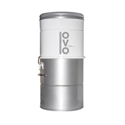 OVO Large and Powerful Central Vacuum System, 700 Airwatts Hybrid Filtration ...