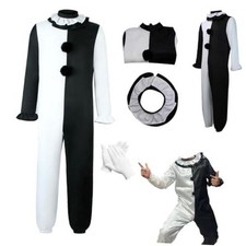 Art The Clown Costume Art The Cosplay Suit for Halloween Full Set Large Black