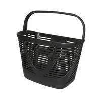 Vorderradkorb Aus Kunststoff Klickfix Lamello Mini 12L Schwarz (32X24X22Cm)