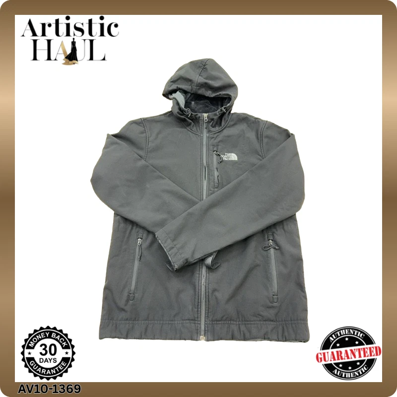 The North Face Men's Gray Softshell Hooded Jacket Medium Full Zip
Opens in a new window or tab