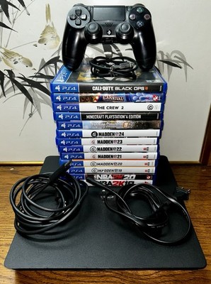 PS4 Slim Sony PlayStation 4 Slim 1 TB CUH 2215B Console Bundle-13 Games-Tested