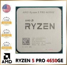 AMD Ryzen 5 Pro 4650GE CPU 6 Core Desktop Processor Socket AM4 100-000000153 35W