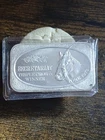 1oz 999 Silver Art Bar USSC Secretariat Triple Crown Winner 1973 1 Of The Best