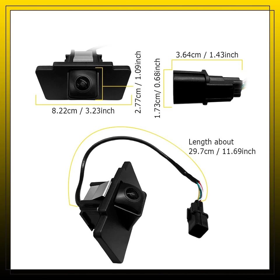 Cámara de estacionamiento reversa trasera de reversa OEM 95760-E8000 para Kia Cadenza 2014-16 1-10X Foto 4 de 4