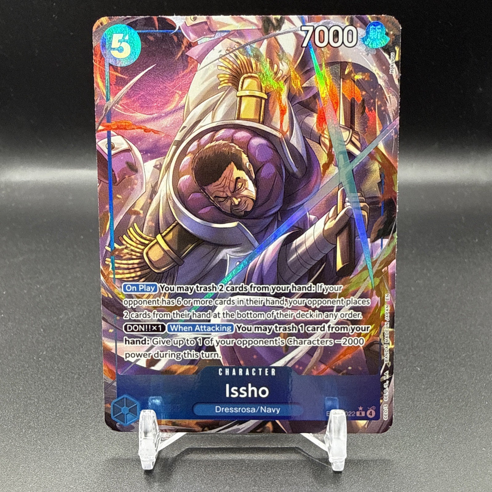 ISSHO R Alt Art EB04-022 English OP-14 The Azure Sea’s Seven