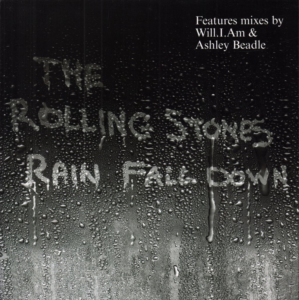 Rolling Stones Rain Fall Down shop display Europe Virgin 2005 promo shop display
