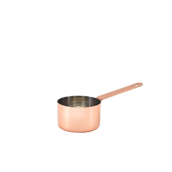 Sauce Pan Mini Copper Food Presentation Sauce Pan 7.2 x 4.7cm Pack of 6