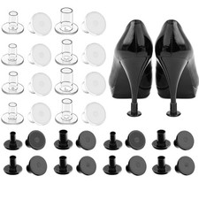 High Heel Protectors, 16 Pairs Heel Stoppers Heel Repair Caps - 4 Sizes Sho...