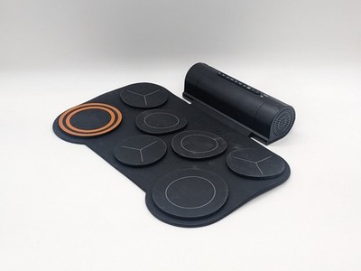 Donner Elektronisches Schlagzeug 7 Pads E-Drum Pad Roll-Up Quiet Kit DED-20