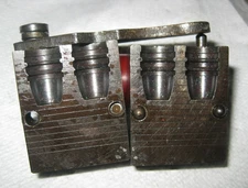 Ideal  Bullet Mold  38/40 ?  .401 ??    #460   401  lead Flat point  pistol