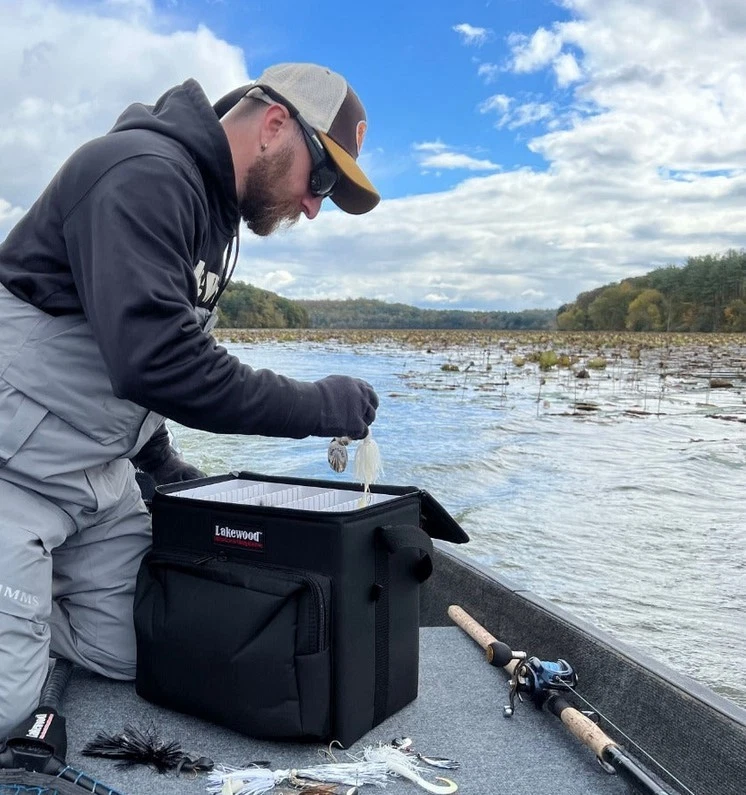 Lakewood Fishing Large Spinner Bait Tackle Box in Black 14.5”L x 9.75”W x 14”H - Image 3 of 3