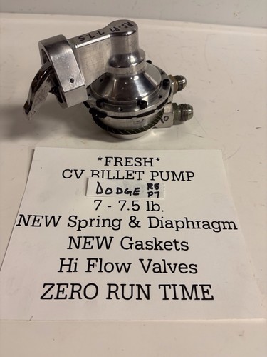 CV PRODUCTS BILLET FUEL PUMP- 7-7.5-DODGE R5/P7-RACING-DRAG-RAT ROD-STREET-FRESH