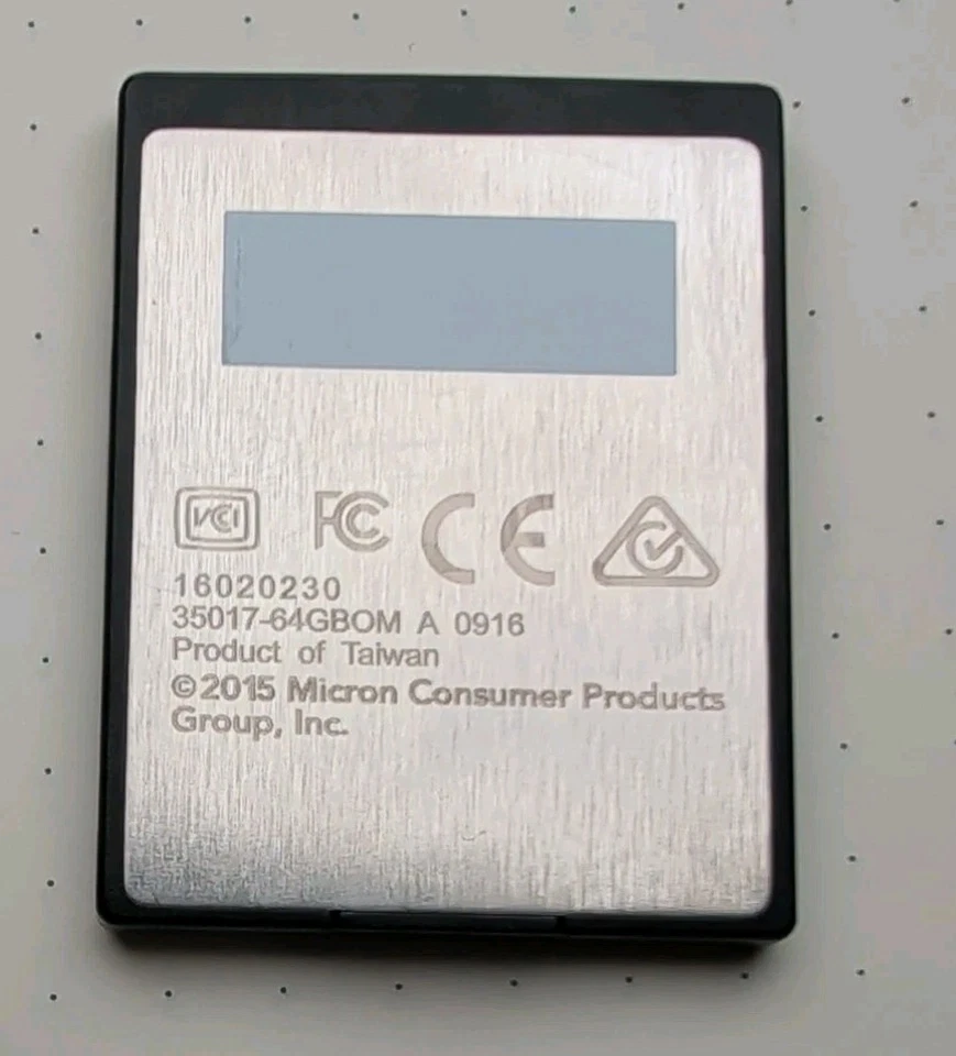 Lexar 64GB 1400MHz 210MBS XQD Memory Card - Image 3 of 3