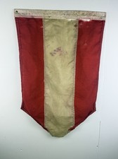 Vintage Austrian Tricolour Pennant - Sewn Fabric - 3ft x 1ft 10in - Banner