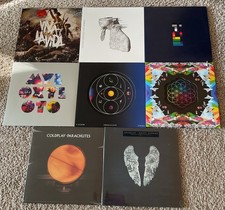 Coldplay Vinyl Records Album Lot Of 8 Parachutes Myloxyloto X&Y Viva La Vida Etc