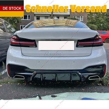 F�r BMW 5er G30 G31 G38 M-Paket 2017-23 Glanz Schwarz Heckdiffusor M-Performance