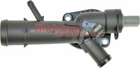 KüHlmittelflansch Metzger Autoteile 4010092 FüR Vw 8X1 Skoda 5K1 Golf Seat Audi