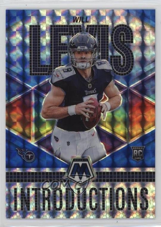 2023 Panini Mosaic Introductions Blue Prizm 62/99 Will Levis #I-4 Rookie RC 0wl1